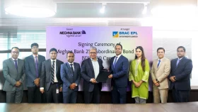 মেঘনা ব্যাংক ও ব্র্যাক ইপিএল ইনভেস্টমেন্টের মধ্যে চুক্তি