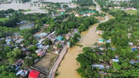 বন্যার শঙ্কায় ফেনীবাসীর আতঙ্কের রাত
