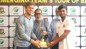 বাদলা দিনে ড্র-তেই নিষ্পত্তি ইমার্জিংদের ম্যাচ