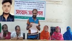 জমি দখলের চেষ্টা, ভাগনের বিরুদ্ধে মামার সংবাদ সম্মেলন