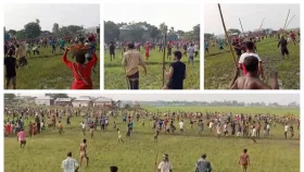 নাসিরনগরে শসা চুরিকে কেন্দ্র করে সংঘর্ষ, আহত অর্ধশতাধিক