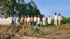 যমুনার ভাঙনের কবলে শিক্ষাপ্রতিষ্ঠানসহ ৫ শতাধিক পরিবার
