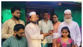 হাতিয়ায় সনাতন ধর্মীয় পরিবারকে জামায়াতের সহায়তা