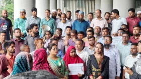 আজও সচিবালয়ে বিক্ষোভ&nbsp;