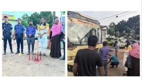 শব্দদূষণ রোধে চন্দনাইশে মোবাইল কোর্ট অভিযান