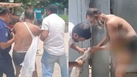 টেন্ডার নিয়ে বিরোধে সাবেক উপজেলা চেয়ারম্যানকে বিবস্ত্র করে মারধর