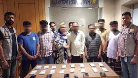 তেজগাঁওয়ে ১ কোটি ৬৪ লাখ টাকার বিদেশি মুদ্রা ডাকাতির ঘটনায় গ্রেপ্তার ১৩