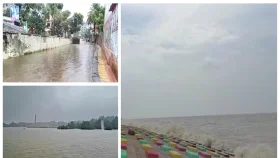 পটুয়াখালীতে অতিভারী বৃষ্টি, উপকূলে ৩ নম্বর সতর্ক সংকেত