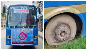 নষ্ট চাকা ও অধিক শিক্ষার্থী নিয়ে চলছে জবির &lsquo;নোঙর&rsquo;