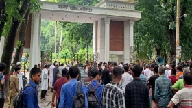 এনসিপির কেন্দ্রীয় নেতারা ফরিদপুরে পৌঁছেছেন
