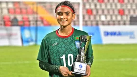 বিমান দুর্ঘটনায় নিহতদের গোল উৎসর্গ করলেন সাগরিকা&nbsp;