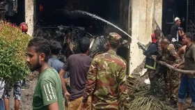 ক্লাস চলাকালেই বিধ্বস্ত হয় বিমানটি