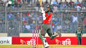 জাকের-মেহেদির ব্যাটে চড়ে বাংলাদেশের সংগ্রহ ১৩৩