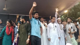 বিএনপি-জামায়াতে আপত্তি নেই, আ&rsquo;লীগের সঙ্গে সখ্যতা মানবেন না হাসনাত আবদুল্লাহ