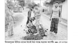 হাতের টানেই উঠে যাচ্ছে কার্পেটিং