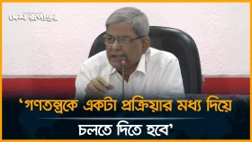 ১৫ বছরে রাজনৈতিক কাঠামো পুরোপুরি ধ্বংস করে দেওয়া হয়েছে: মির্জা ফখরুল