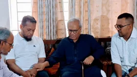 শহীদ আফনান ফাইয়াজ পরিবারের পাশে রিজভী