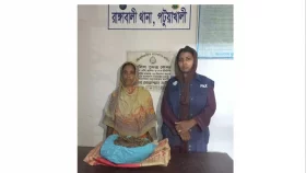 রাঙ্গাবালীতে গাঁজাসহ নারী গ্রেপ্তার, স্বামী পলাতক