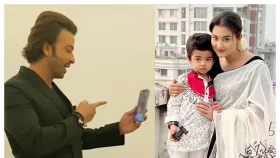 বীরকে নিয়ে নিউ ইয়র্কে বেড়াচ্ছেন শাকিব-বুবলী