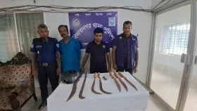 বিজয়নগরে অস্ত্র-মাদকসহ যুবলীগ নেতা গ্রেপ্তার