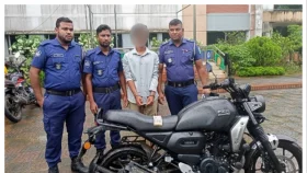 মৌলভীবাজারে চোরাই মোটরসাইকেলসহ মূলহোতা গ্রেপ্তার