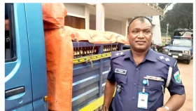 ১০ হাজার পিস পচা ডিম ভর্তি পিকআপ ভ্যানসহ চালক আটক