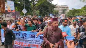 জুলাই যোদ্ধাদের লংমার্চে পুলিশের বাধা