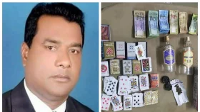 জুয়ার আসরে যৌথবাহিনীর অভিযান, বিএনপি নেতাসহ গ্রেফতার ৩৫