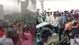 শেবাচিমে অনশনরত শিক্ষার্থীদের ওপর কর্মচারীদের হামলা, আহত ১৪