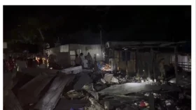 মাদারীপুরে আগুনে ৫ দোকান পুড়ে ৩০ লাখ টাকার ক্ষতি