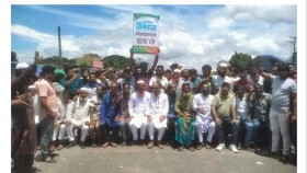 ঢাকা-সিলেট মহাসড়ক অবরোধ