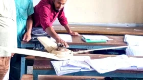 কুলাউড়ায় ক্লাসে ভেঙে পড়ল ফ্যান, ছাত্রী হাসপাতালে