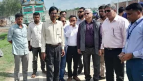 কামালপুর স্থলবন্দর পরিদর্শনে ভারতীয় হাই কমিশনার