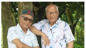 প্রথমবার একসঙ্গে খুরশীদ আলম ও লীনু বিল্লাহ