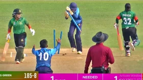 এবার ম্যাচ টাই, সুপার ওভারে বালকদের কাছে হারল নাহিদারা