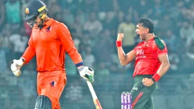 তাসকিনের চারে ডাচরা আটকে গেল ১৩৬ রানে