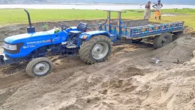 নীলফামারীতে নদীর বালু বিক্রি করায় লাখ টাকা জরিমানা