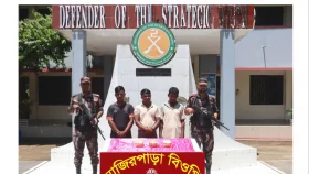 টেকনাফে ইয়াবাসহ তিন কারবারি গ্রেপ্তার