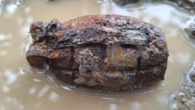 বিরামপুরে পরিত্যক্ত গ্রেনেড