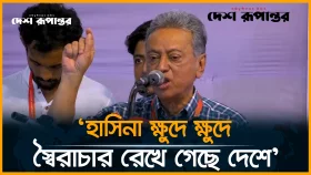 হাসিনা ক্ষুদে ক্ষুদে স্বৈ/রা/চা/র রেখে গেছে দেশে: আমির খসরু
