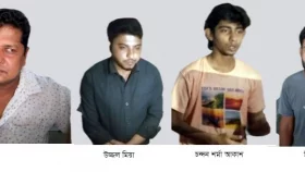 বাগাতিপাড়ায় মালামালসহ ৪ চোর গ্রেপ্তার