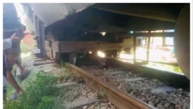 ব্রাহ্মণবাড়িয়ায় ট্রেন লাইনচ্যুত