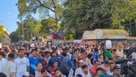 ৩ দাবিতে শাহবাগে গণঅধিকার পরিষদের সমাবেশ