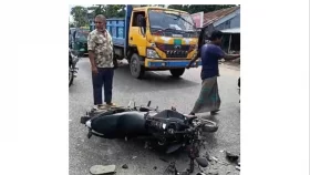 নোয়াখলীতে সড়ক দুর্ঘটনায় মোটরসাইকেল আরোহী নিহত&nbsp;