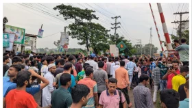 গাজীপুরে ব্লকেড কর্মসূচি