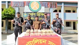 টেকনাফে ইয়াবাসহ মিয়ানমারের নাগরিক আটক