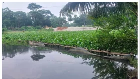 ঘাঘর নদীর বাঁধ অপসারণের আশ্বাস ইউএনওর