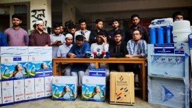 জবিতে ৩৩টি পানির ফিল্টার স্থাপন করল ছাত্রশিবির