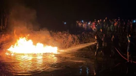 শ্রীমঙ্গলে শেভরনের পাইপলাইনে ছিদ্র, অগ্নিকাণ্ডে দগ্ধ ৩
