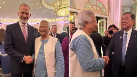 ডোনাল্ড ট্রাম্পের সংবর্ধনা অনুষ্ঠানে প্রধান উপদেষ্টা